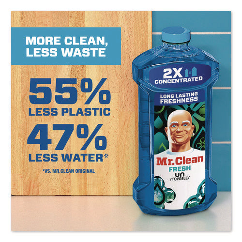 Mr. Clean Multipurpose Cleaning Solution, Unstopables Fresh Scent, 64 Oz Bottle