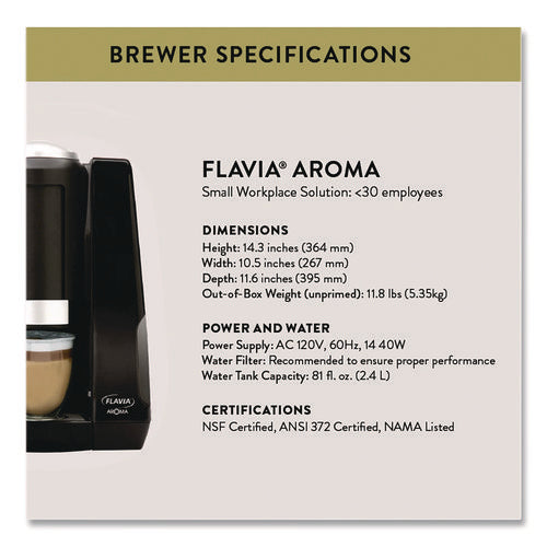 Aroma Single Cup Brewer, Black