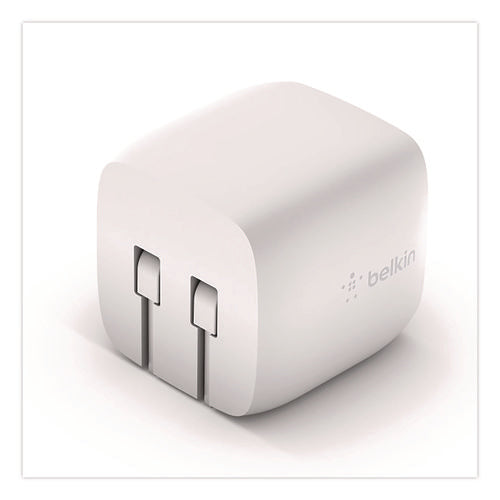 Boost Charge Usb-c Pd 3.0 Pps Wall Charger + Usb-c To Usb-c Cable, White