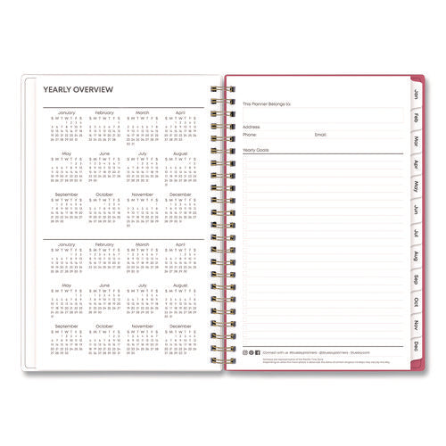 Amalia Weekly/monthly Planner, Mandala Artwork, 8 X 5, Multicolor Cover, 12-month (jan To Dec): 2025