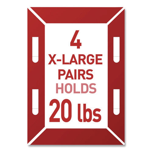 Picture Hanging Strips, X-large, Removable, Holds Up To 20 Lbs Per 4 Pairs, 8 Pairs/pack