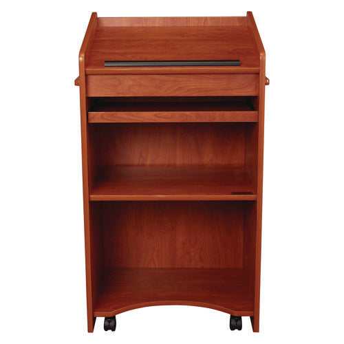 Aristocrat Non-sound Lectern, 25 X 20 X 46, Cherry