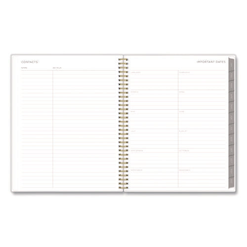 Kelly Ventura Mimosa Weekly/monthly Planner, Luscious Lemons Artwork, 11 X 8.5, Yellow/white Cover, 12-month (jan-dec): 2025