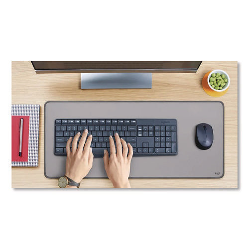 Mk235 Wireless Keyboard And Optical Mouse Combo, 2.4 Ghz Frequency, 33 Ft Wireless Range, Black