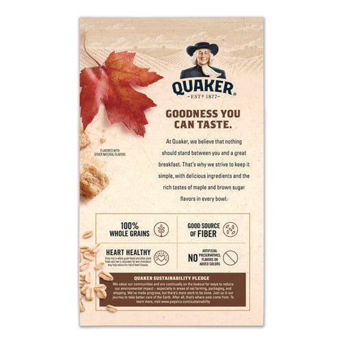 Instant Oatmeal, Assorted Flavors, 1.51 Oz Packet, 64/carton