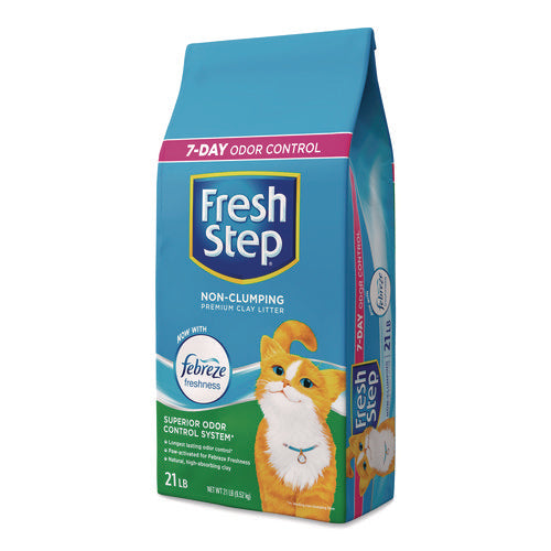 Non-clumping Premium Cat Litter With Febreze Freshness, 21 Lbs