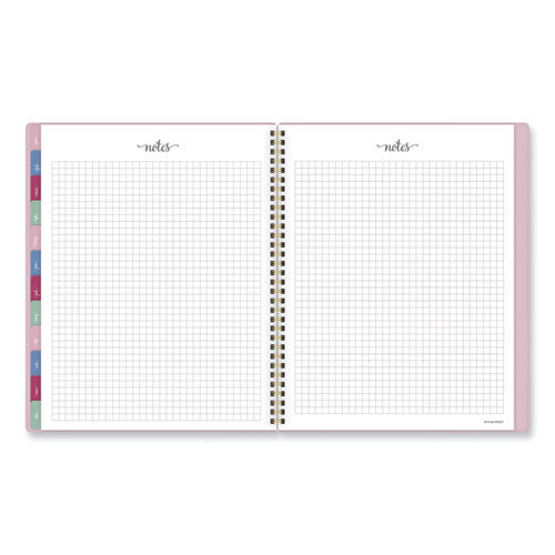 Harmony Weekly/monthly Poly Planner, 11 X 9.38, Pink Cover, 13-month (jan To Jan): 2024 To 2025