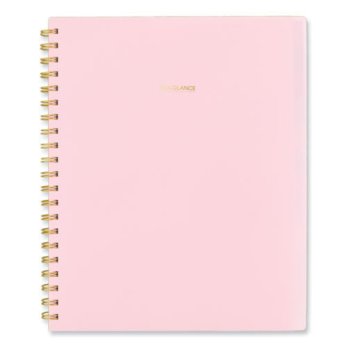 Harmony Weekly/monthly Poly Planner, 11 X 9.38, Pink Cover, 13-month (jan To Jan): 2024 To 2025