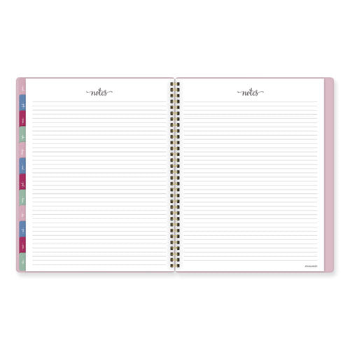 Harmony Weekly/monthly Poly Planner, 11 X 9.38, Pink Cover, 13-month (jan To Jan): 2024 To 2025