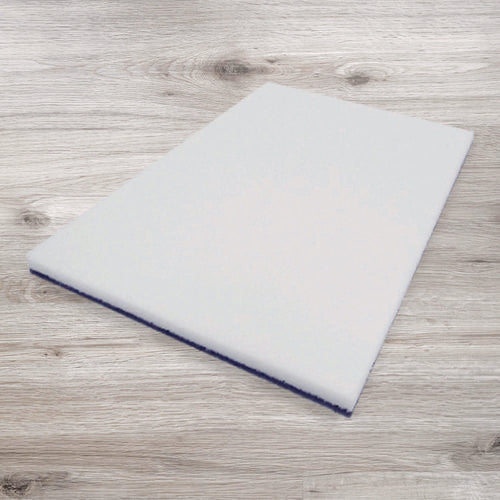 Xtract Melamine Floor Pad, 14 X 20, White/brown, 5/carton