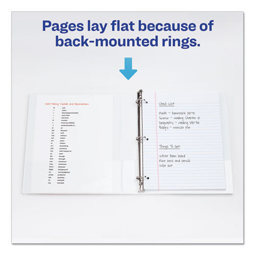 Legal Durable View Binder With Round Rings, 3 Rings, 1" Capacity, 14 X 8.5, White