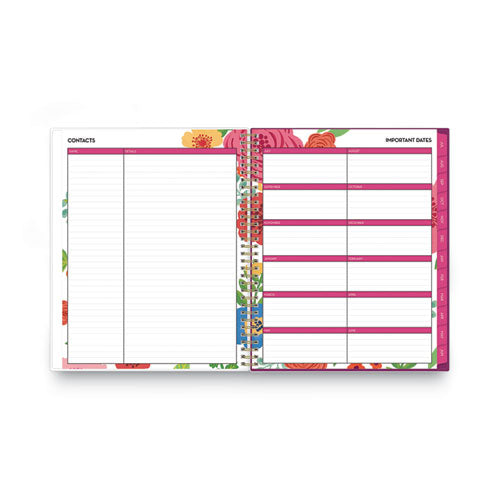 Mahalo Academic Year Create-your-own Cover Weekly/monthly Planner, Floral Artwork, 11 X 8.5, 12-month (july-june): 2023-2024