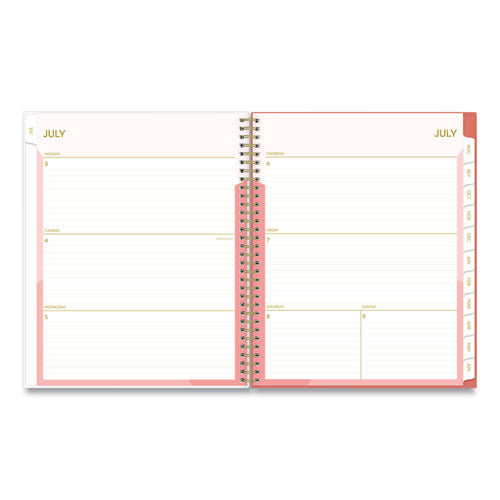 Cali Create-your-own Cover Academic Year Weekly/monthly Planner, Pink Artwork, 11 X 8.5, 12-month (july-june): 2023-2024