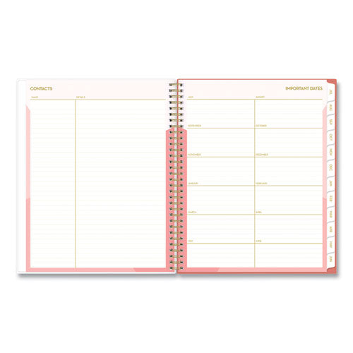 Cali Create-your-own Cover Academic Year Weekly/monthly Planner, Pink Artwork, 11 X 8.5, 12-month (july-june): 2023-2024