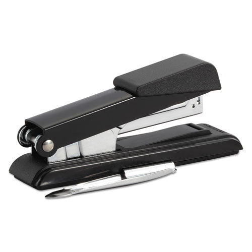 B8 Powercrown Flat Clinch Premium Stapler, 40-sheet Capacity, Black