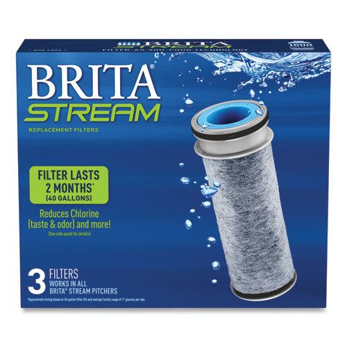 Stream Pitcher Replacement Water Filters, 3/pack