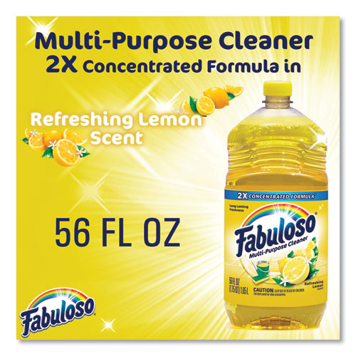 Multi-use Cleaner, Refreshing Lemon Scent, 56 Oz Bottle, 6/carton