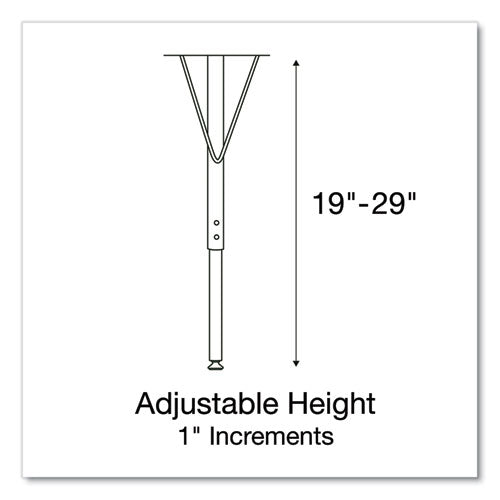 Adjustable Activity Tables, Square, 48" X 48" X 19" To 29", Gray Top, Black Legs, 4/pallet