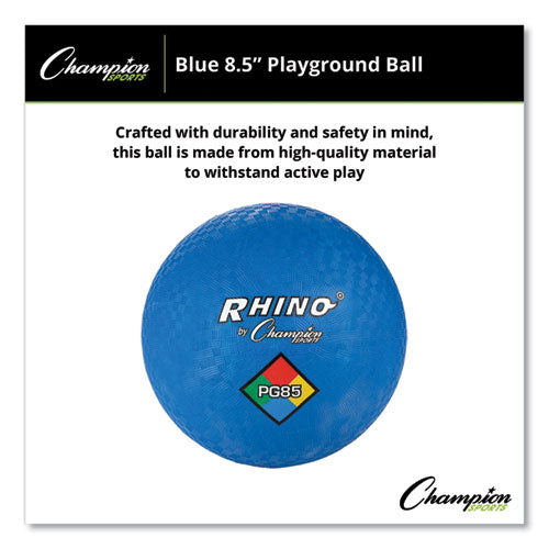 Playground Ball, 8.5" Diameter, Blue