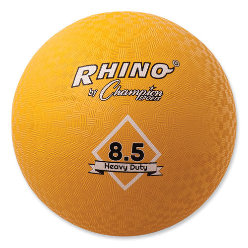 Heavy Duty Playground Ball, 8.5" Diameter, Yellow