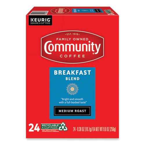 Breakfast Blend K-cup, 24/box