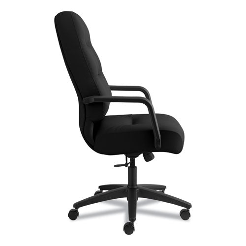 Pillow-soft 2090 Series Executive High-back Swivel/tilt Chair, Supports Up To 300 Lb, 17" To 21" Seat Height, Black