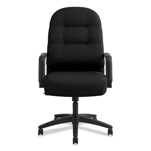 Pillow-soft 2090 Series Executive High-back Swivel/tilt Chair, Supports Up To 300 Lb, 17" To 21" Seat Height, Black