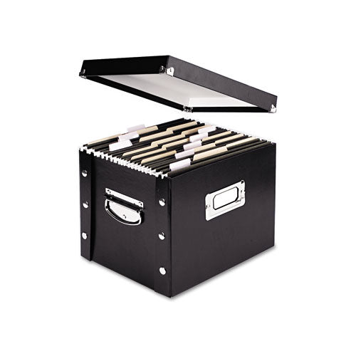 File Box, Letter/legal Files, 16.25" X 9.75" X 13.25", Black