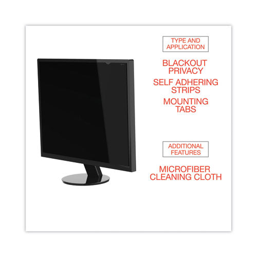 Blackout Privacy Monitor Filter For 20.1" Flat Panel Monitor