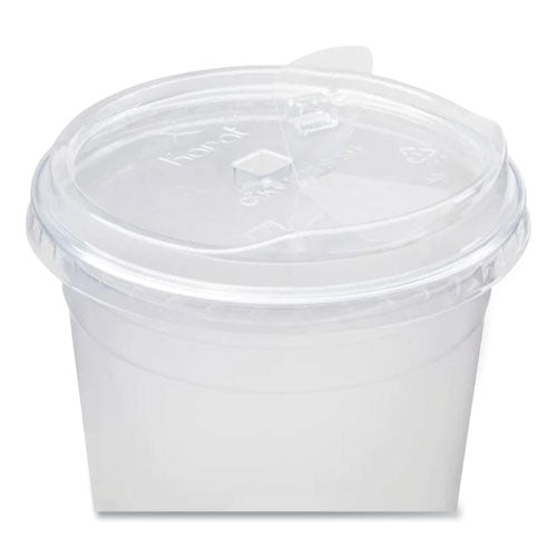 Pet Lids, Strawless Sipper, Fits 32 Oz Cold Cups, Clear, 1,000/carton