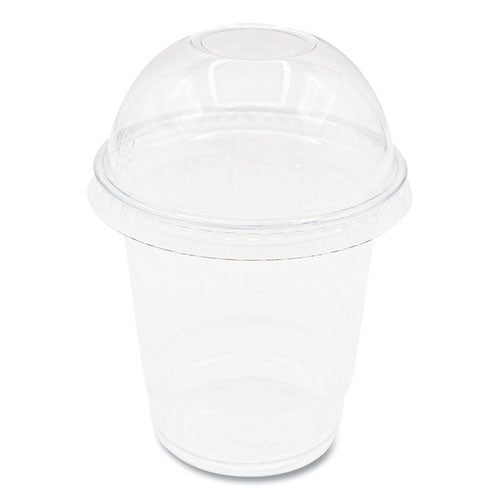 Pet Lids, Fits 8 Oz To 10 Oz Cold Cups, Dome Lid, Clear, 1,000/carton