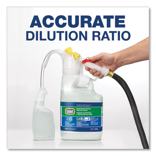 Dilute 2 Go, Comet Disinfecting - Sanitizing Bathroom Cleaner, Citrus Scent, , 4.5 L Jug, 1/carton