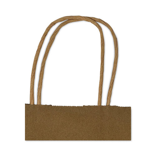 Kraft Paper Bags, Tempo, 8 X 4.75 X 10.5, Natural, 250/carton