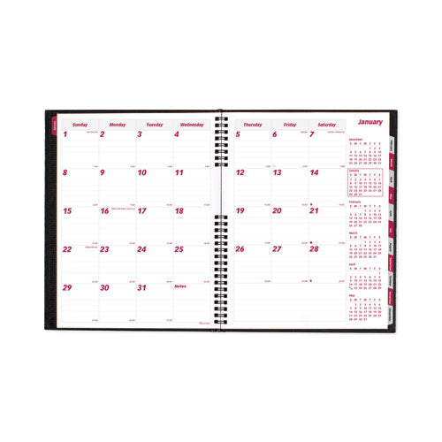 Coilpro 14-month Ruled Monthly Planner, 11 X 8.5, Black Cover, 14-month (dec To Jan): 2023 To 2025