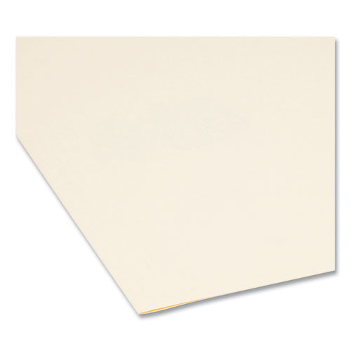 Manila File Folders, 1/5-cut Tabs: Assorted, Letter Size, 0.75" Expansion, Manila, 100/box