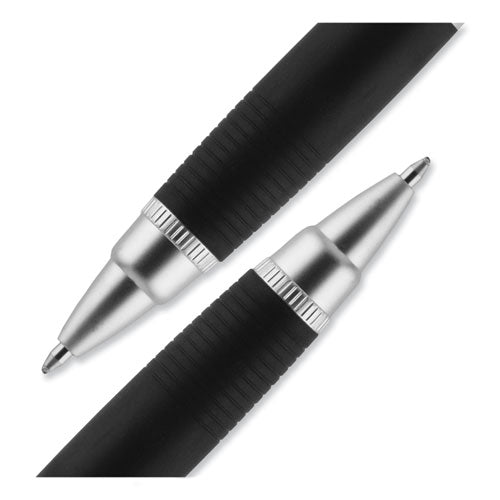 Jetstream Premier Hybrid Gel Pen, Retractable, Bold 1 Mm, Black Ink, Silver Barrel