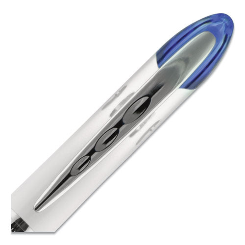 Vision Elite Hybrid Gel Pen, Stick, Bold 0.8 Mm, Blue Ink, White/blue/clear Barrel