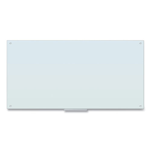 Glass Dry Erase Board, 70 X 35, White Surface