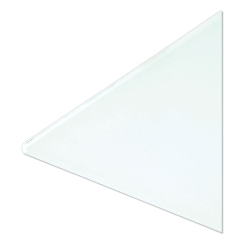 Floating Glass Dry Erase Board, 70 X 35, White